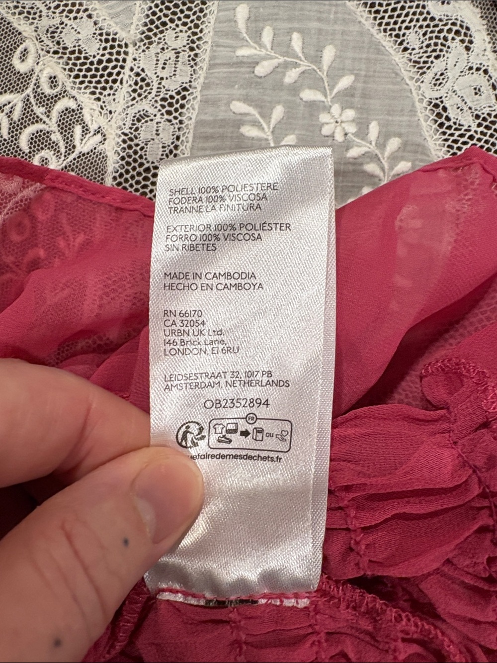 Kimchi Blue Raspberry Pink Halter Ruffle Tank Top - Picture 4 of 6